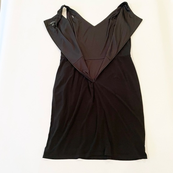 Chetta B Black Twist Sleeveless Cocktail Dress - Picture 9 of 13